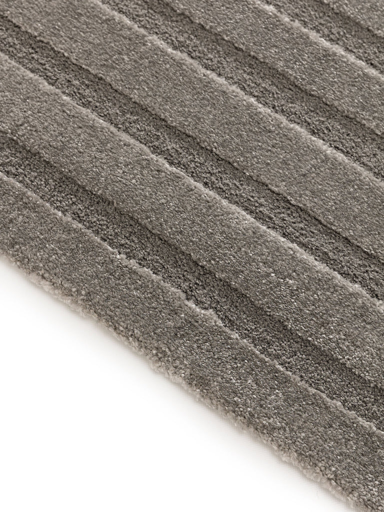 Tapis moderne motif grande arche gris 200x290 cm