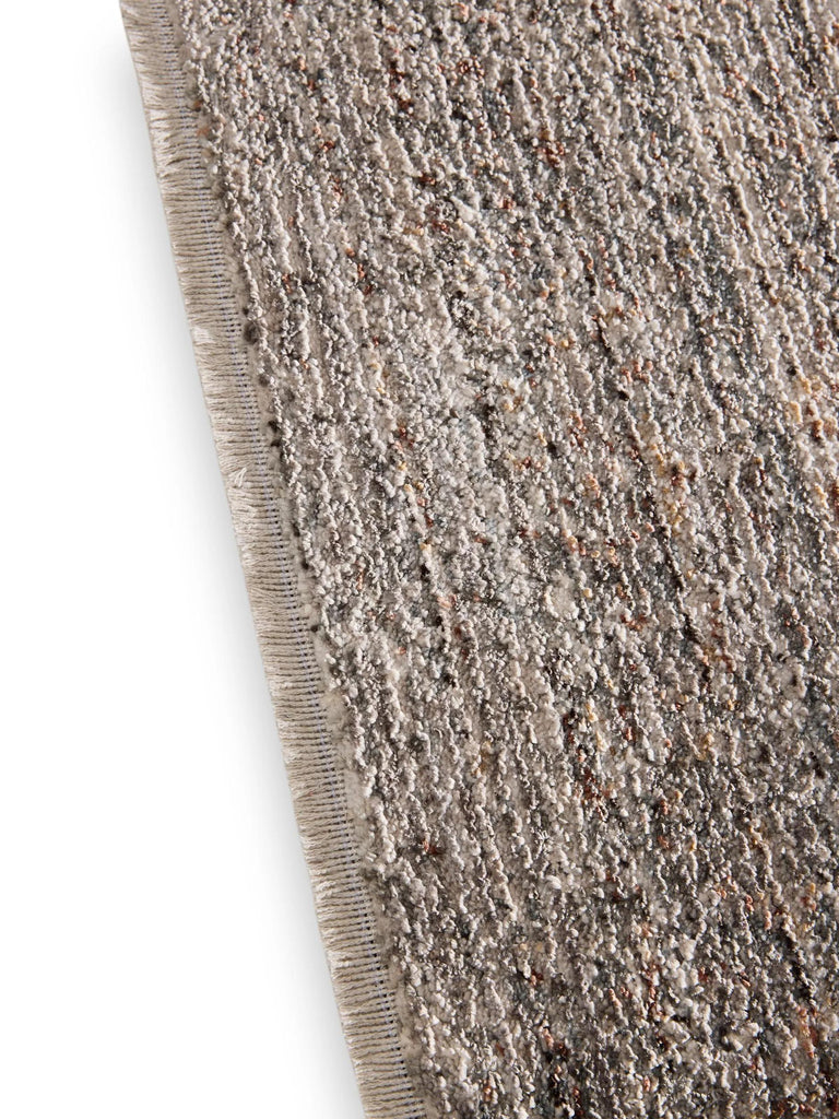 Tapis vintage chiné gris et bleu 350x450 cm