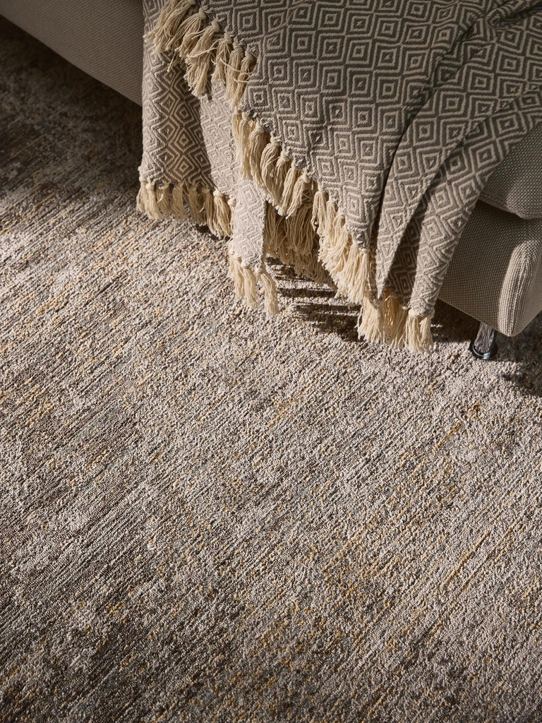 Tapis vintage motif oriental gris 80x150 cm