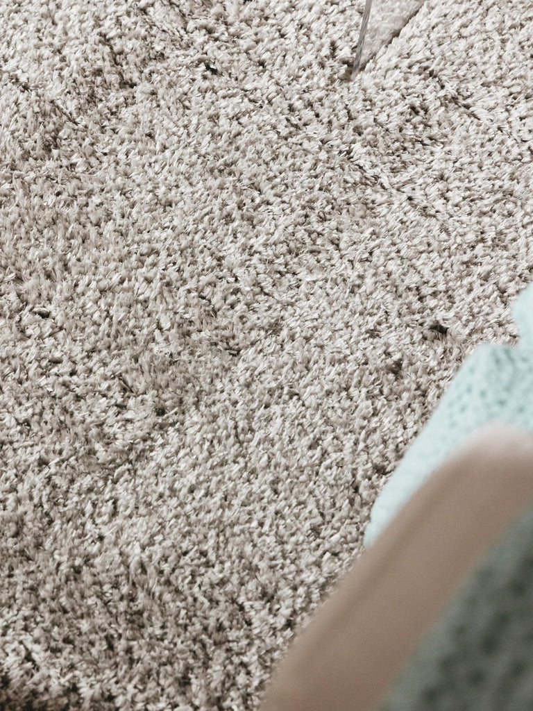 Tapis shaggy uni gris 120x170 cm