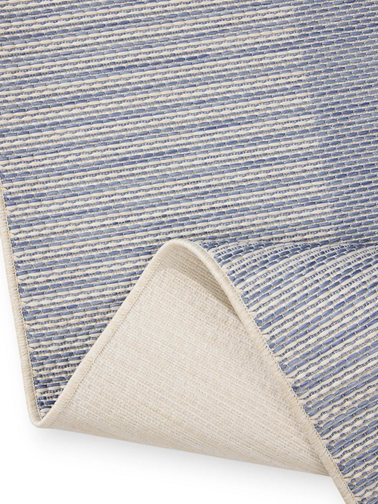 Tapis scandinave uni bleu gris d'intérieur et d'extérieur 240x340 cm