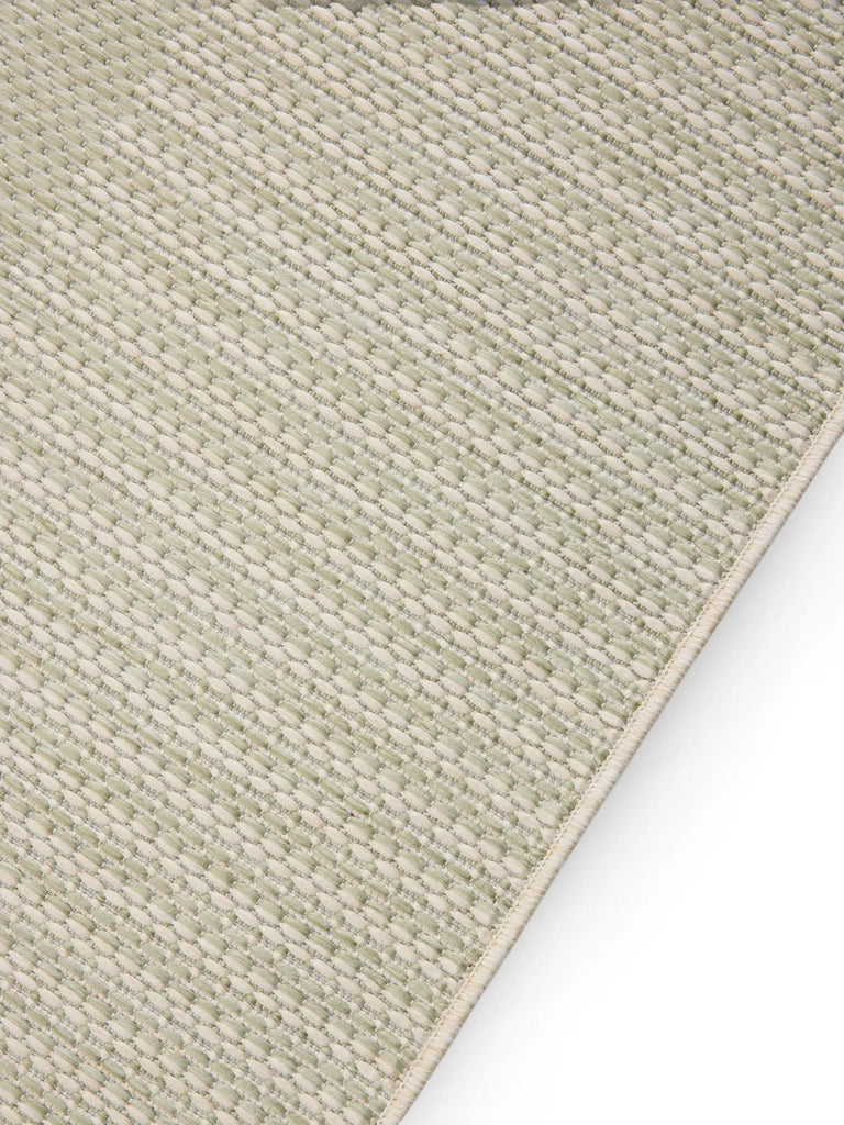 Tapis scandinave uni beige d'intérieur et d'extérieur 200x290 cm