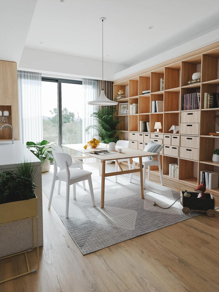 Tapis géométrique motif losange gris d'intérieur et d'extérieur 80x150 cm