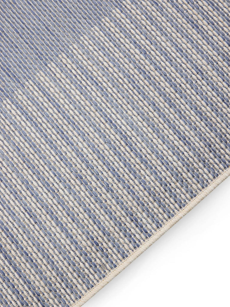 Tapis scandinave uni bleu gris d'intérieur et d'extérieur 160x230 cm