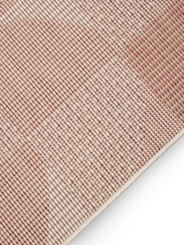 Tapis patchwork terracotta d'intérieur et d'extérieur 80x150 cm