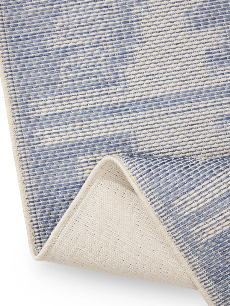 Tapis ethnique gris et bleu d'intérieur et d'extérieur 160x230 cm