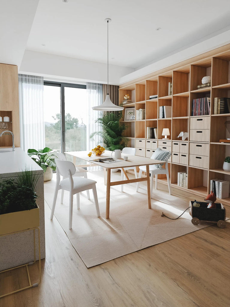 Tapis géométrique motif triangle beige d'intérieur et d'extérieur 160x230 cm