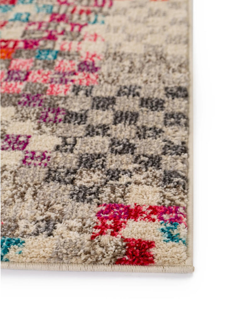 Tapis patchwork mosaique multicolore 120x170 cm