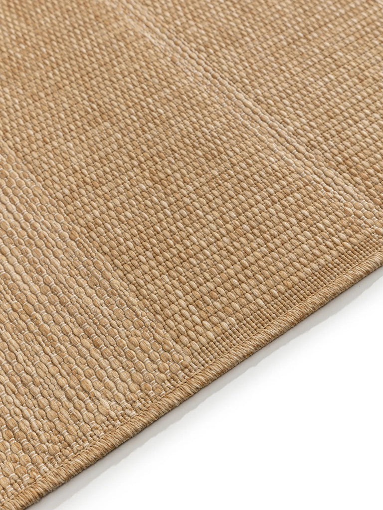 Tapis scandinave épuré marron clair d'intérieur et d'extérieur 200x290 cm