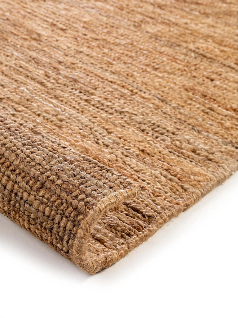 Tapis scandinave chiné marron clair en jute 200x300 cm