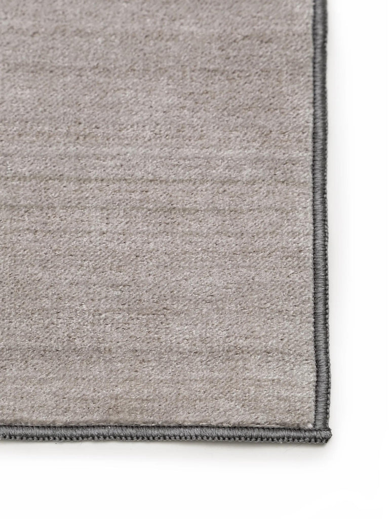 Tapis moderne uni gris 66x110 cm