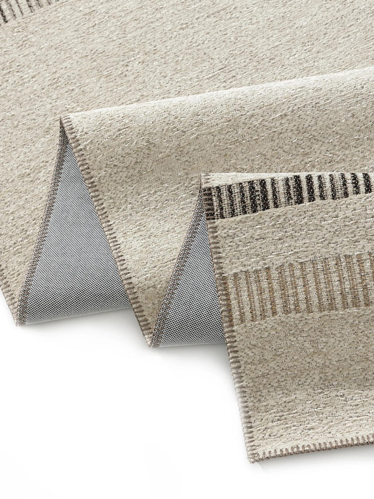 Tapis géométrique inspiration ethnique beige et marron 120x170 cm