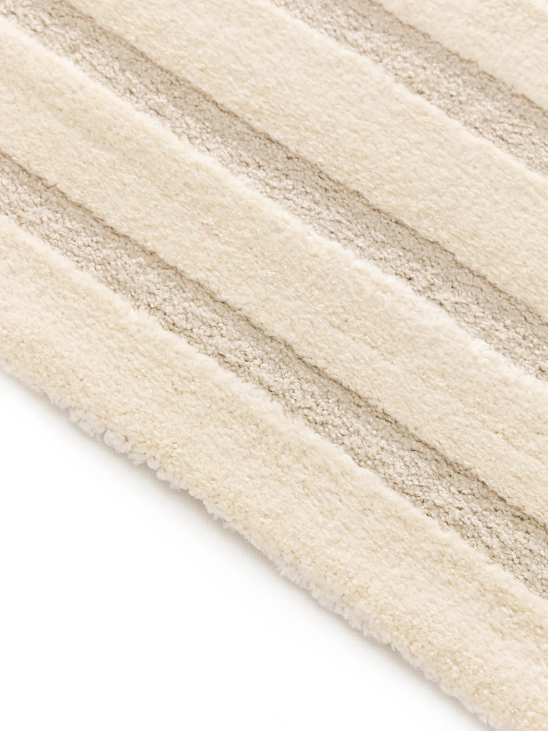 Tapis moderne motif grande arche crème 160x230 cm