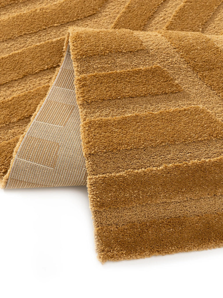 Tapis moderne motif arche marron 80x150 cm