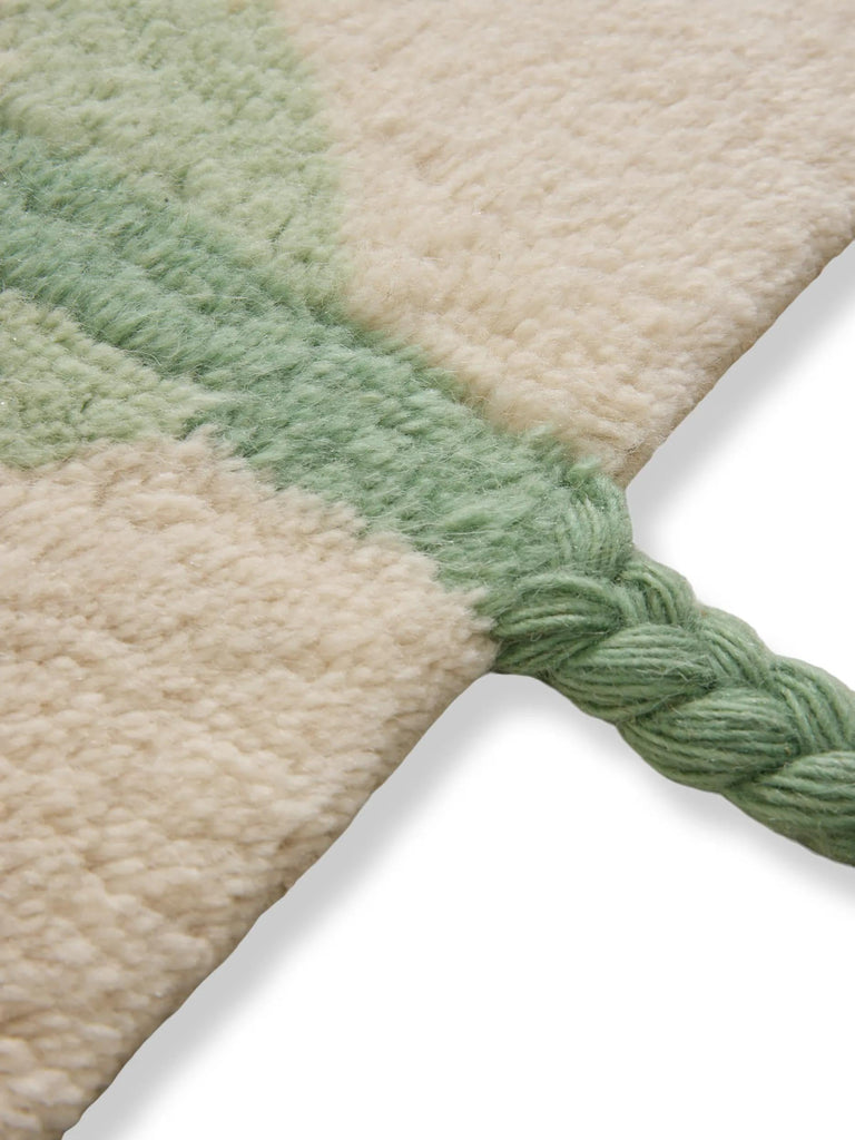 Tapis contemporain motif fleurs enfant multicolore en laine 160x230 cm