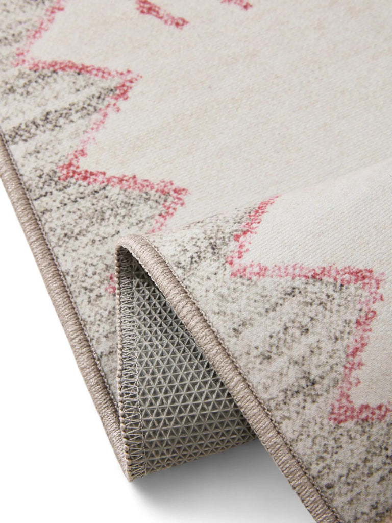 Tapis ethnique inspiration berbère multicolore lavable 120x170 cm