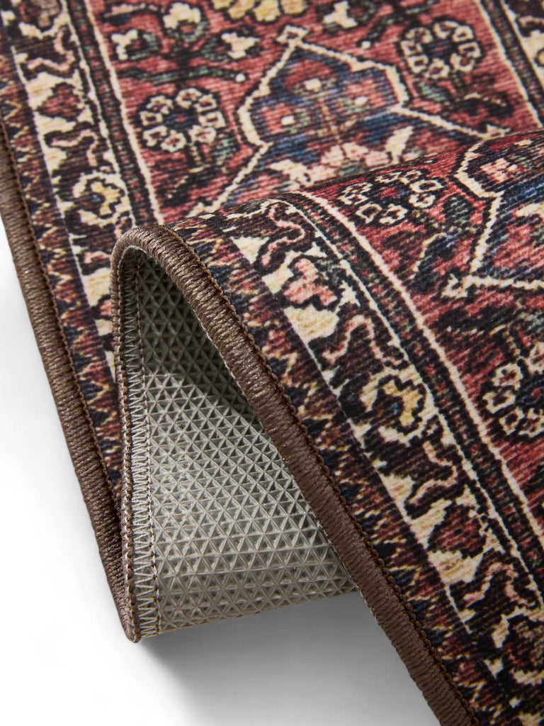 Tapis oriental motif ethnique multicolore lavable 240x340 cm