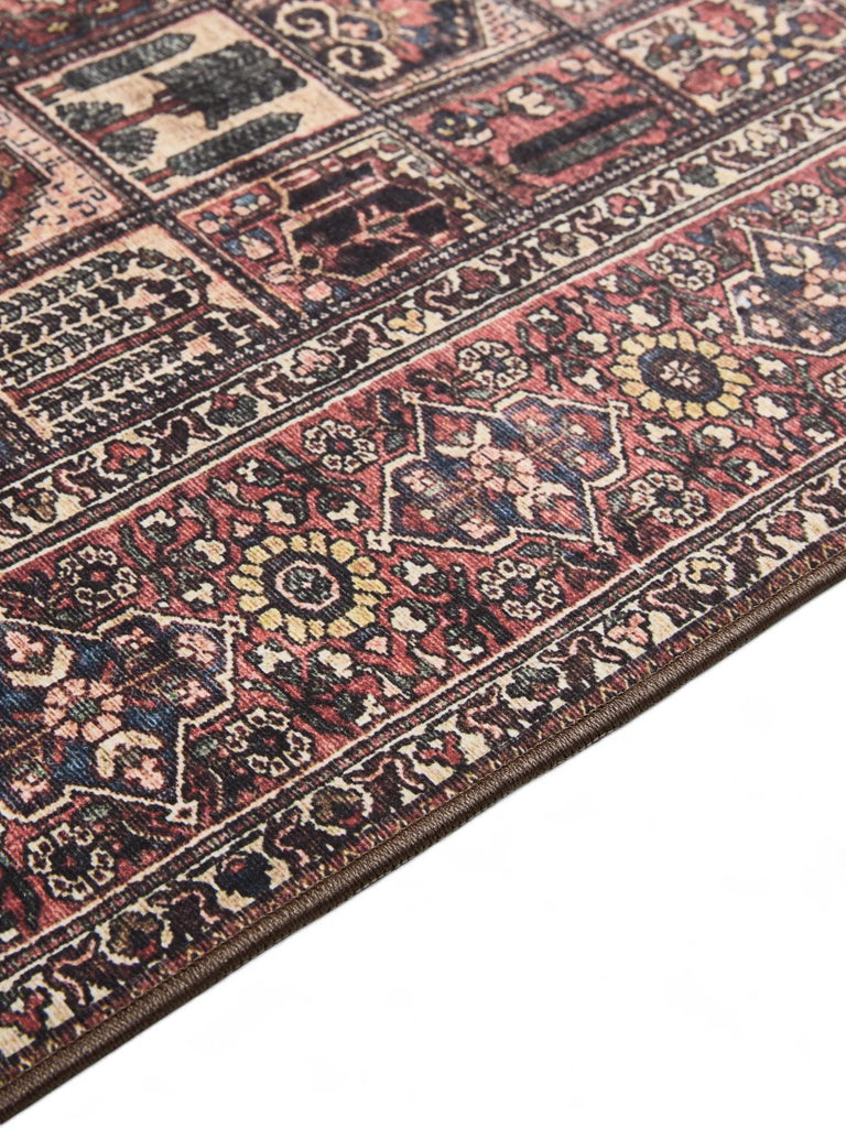 Tapis oriental motif ethnique multicolore lavable 240x340 cm