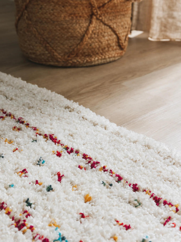 Tapis berbère motif animal beige et multicolore 80x150 cm