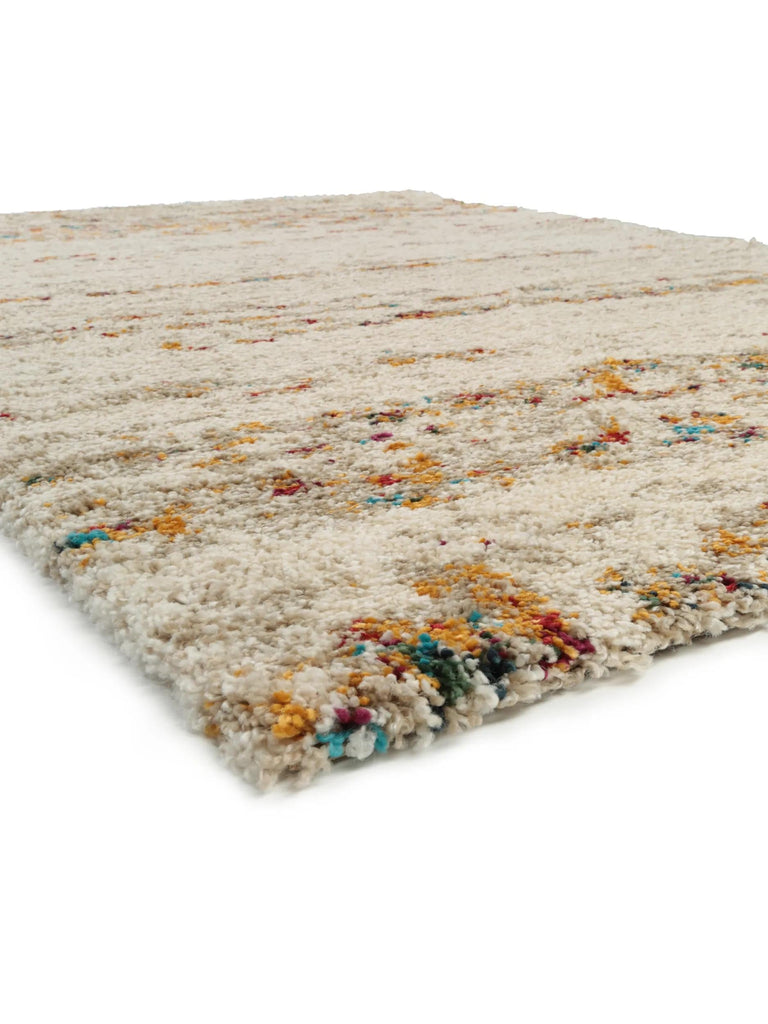 Tapis berbère motif ethnique enfant beige 120x170 cm