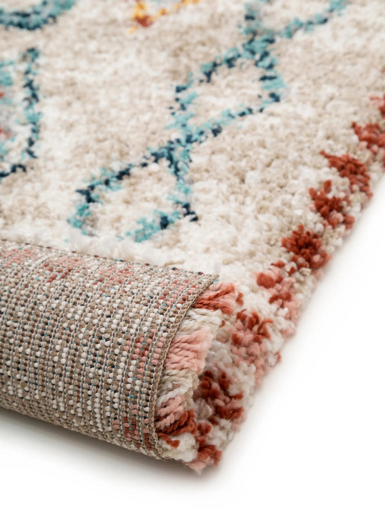 Tapis berbère motif ethnique multicolore 160x230 cm