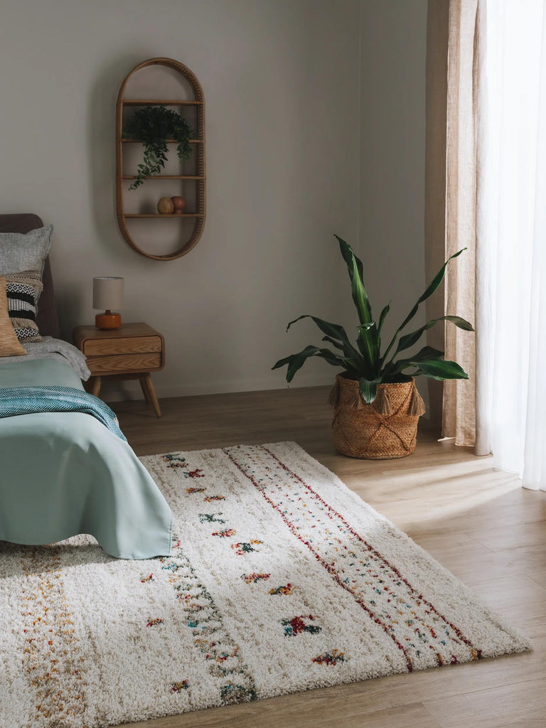 Tapis berbère motif animal beige et multicolore 160x230 cm