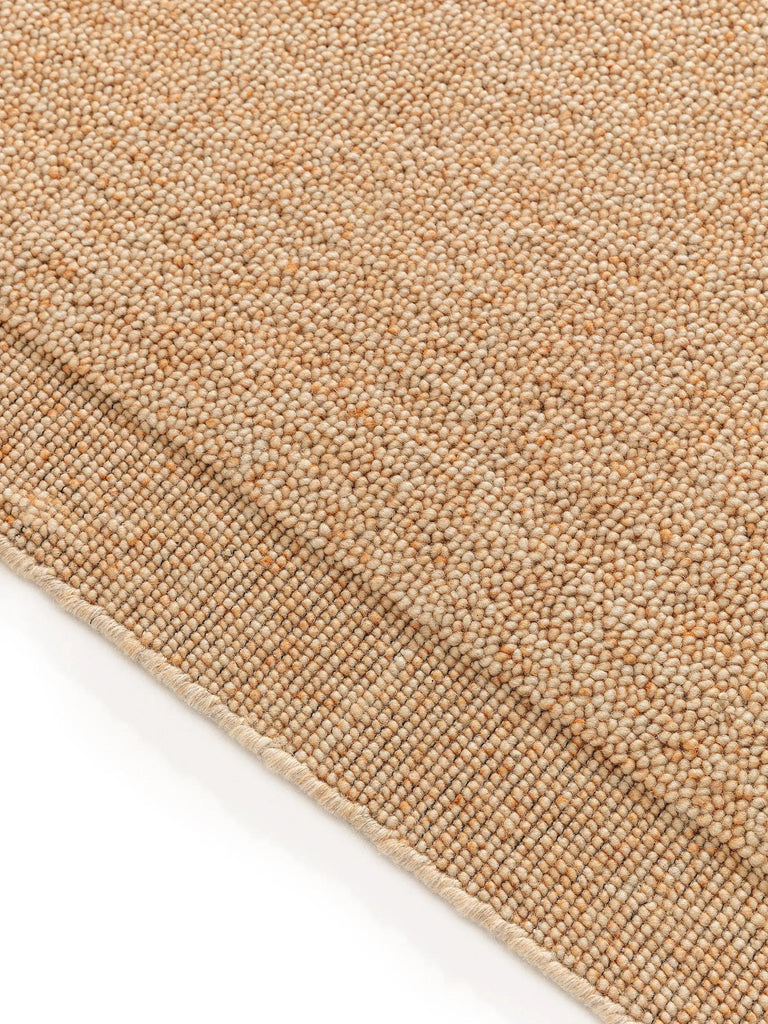 Tapis moderne style scandinave beige orangé en laine 160x230 cm