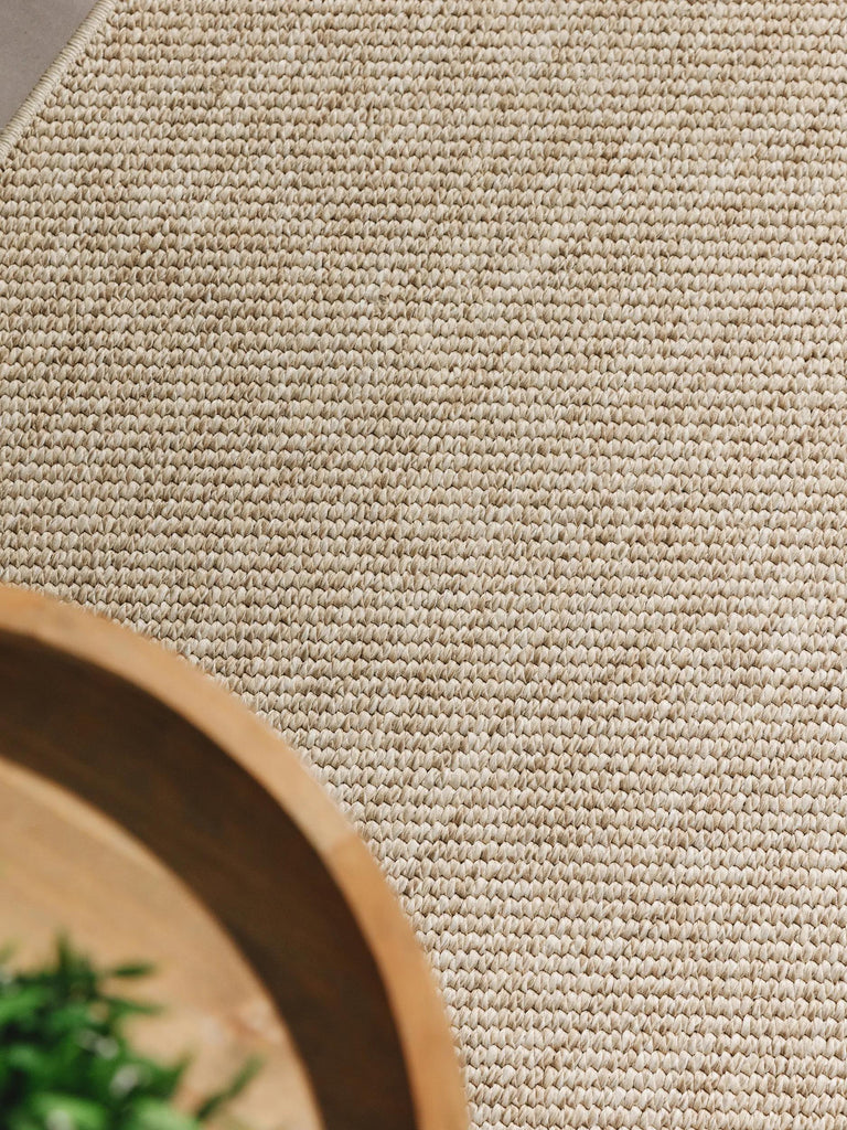 Tapis scandinave tressé à plat de couloir taupe d'intérieur et d'extérieur 80x250 cm
