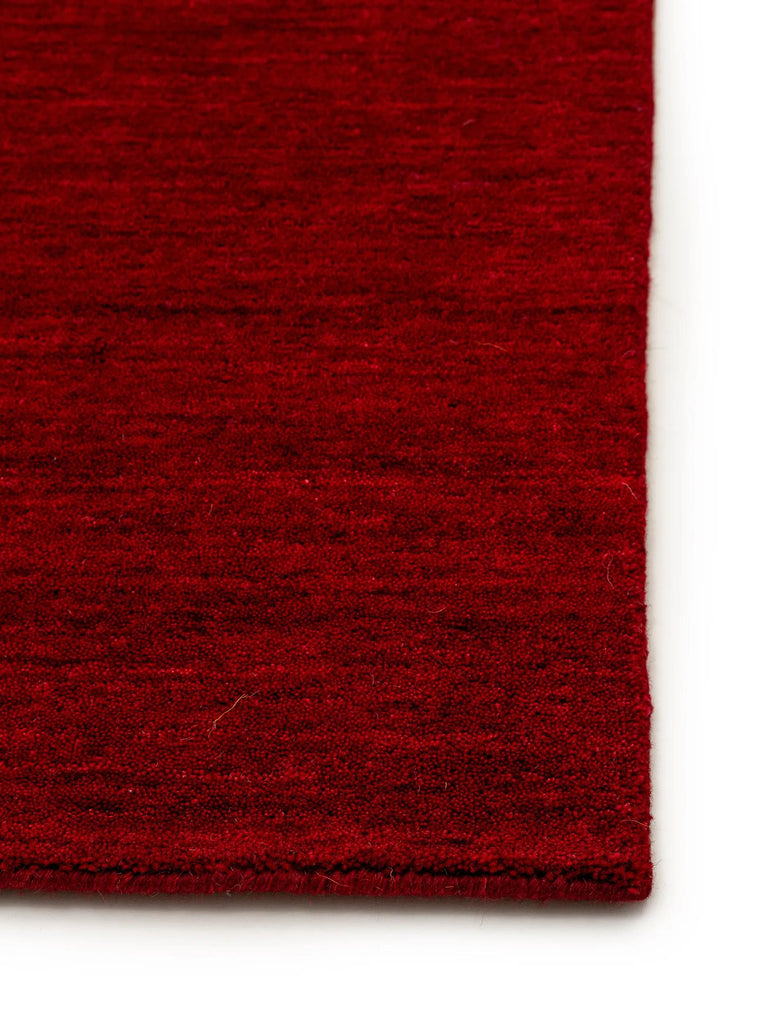 Tapis moderne chiné bordeaux en laine 200x300 cm