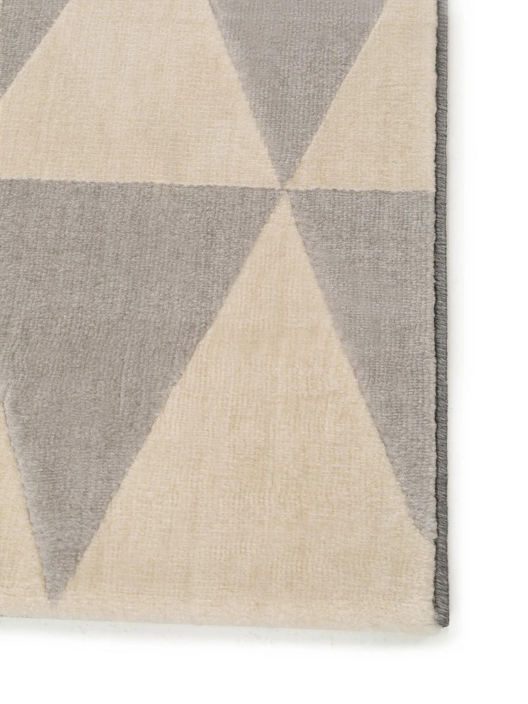 Tapis géométrique motif tipi enfant beige et gris 160x230 cm