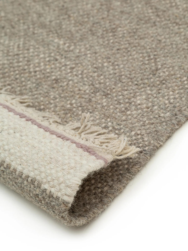 Tapis bohème inspiration scandinave gris 160x230 cm