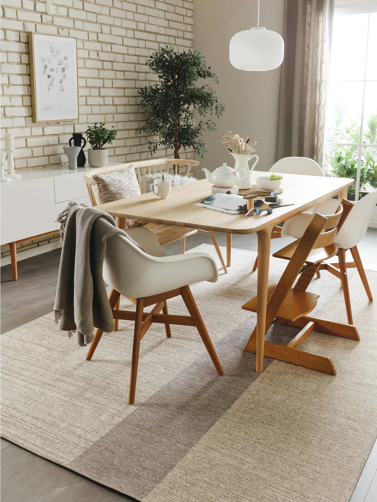 Tapis moderne gris et beige d'intérieur et d'extérieur 120x170 cm