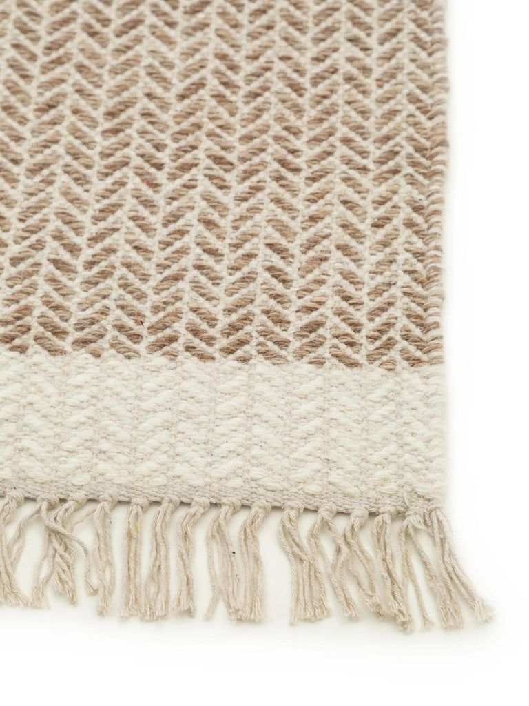 Tapis scandinave géométrique beige 160x230 cm