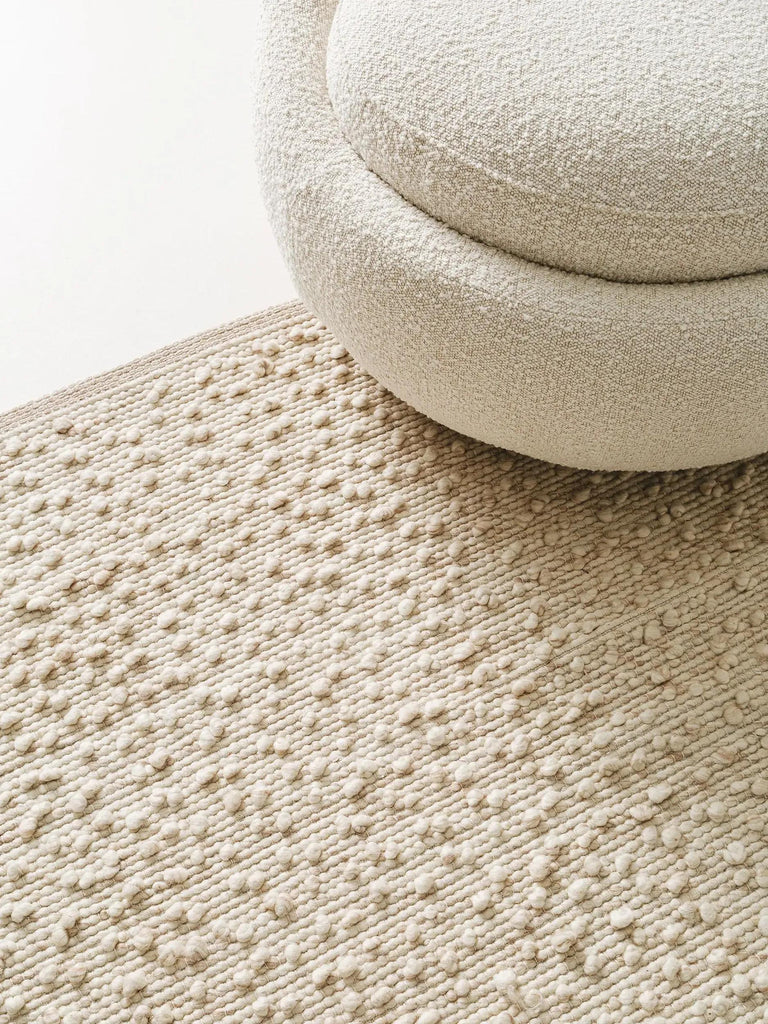 Tapis scandinave chiné beige 120x170 cm