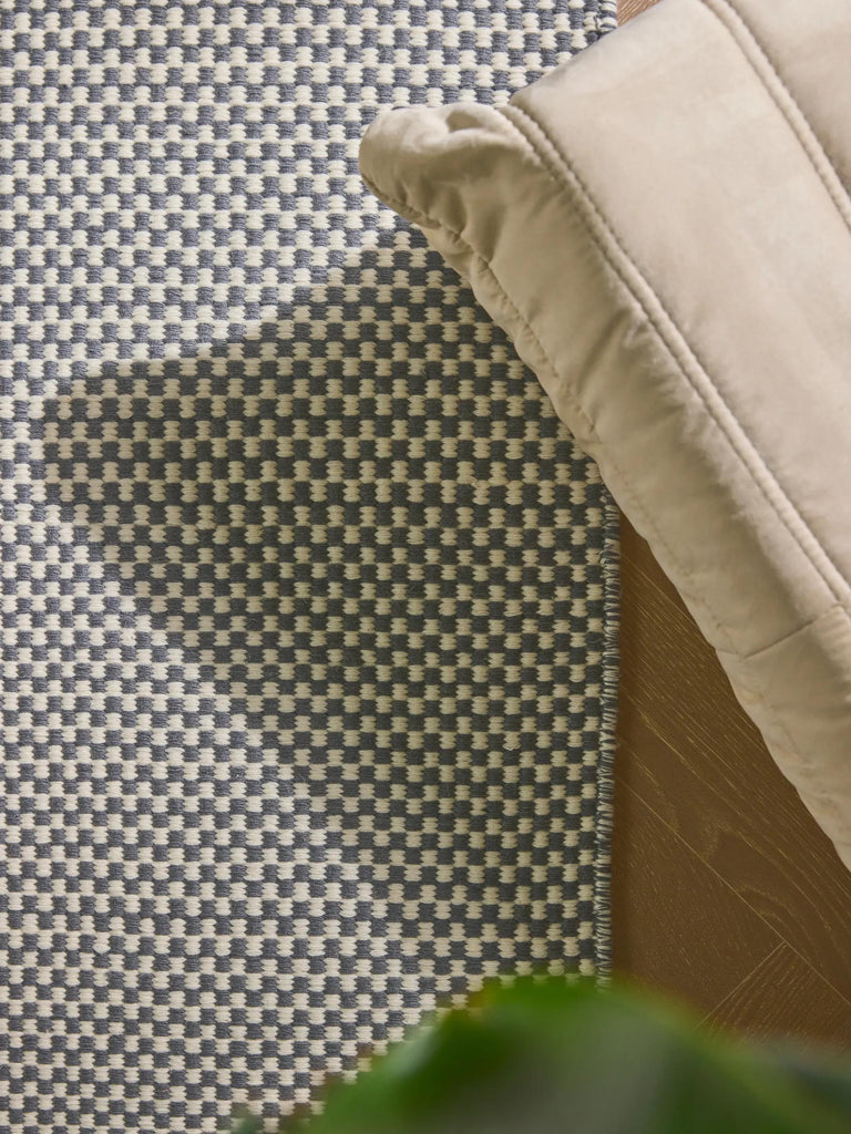 Tapis scandinave uni gris en laine 250x350 cm