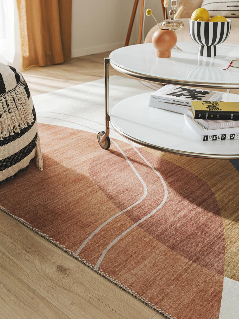 Tapis contemporain moderne multicolore 120x170 cm