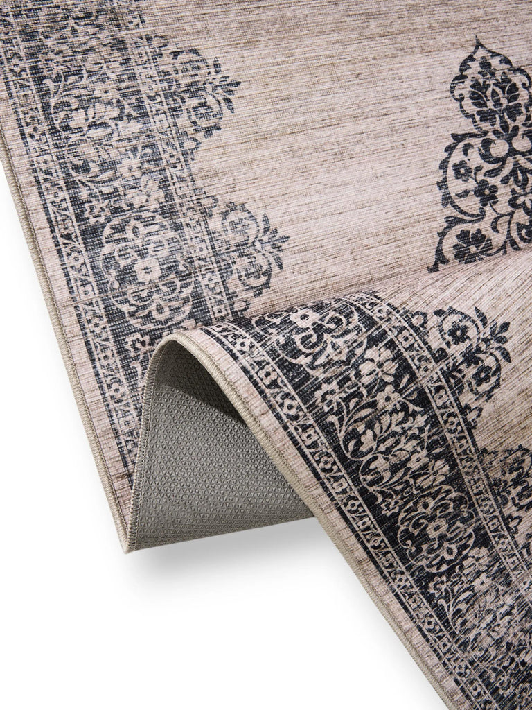 Tapis oriental de couloir gris 80x240 cm
