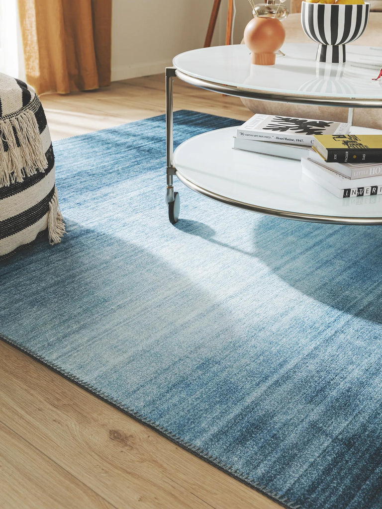 Tapis design dégradé bleu 300x400 cm