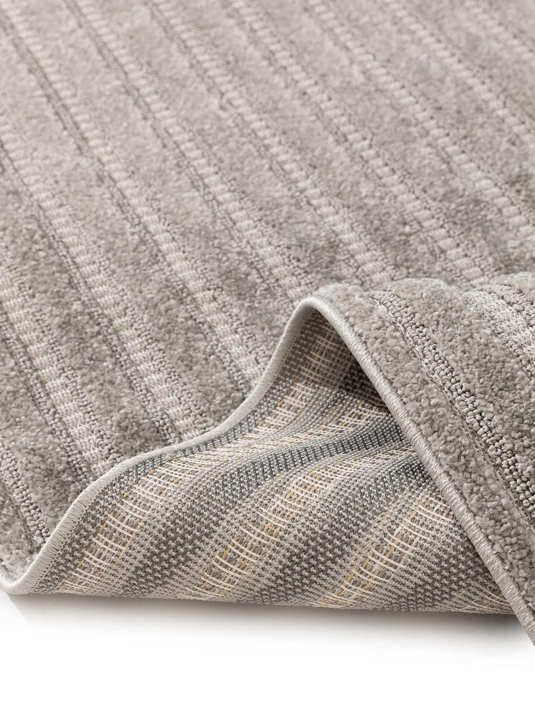 Tapis moderne demi arches gris 160x230 cm