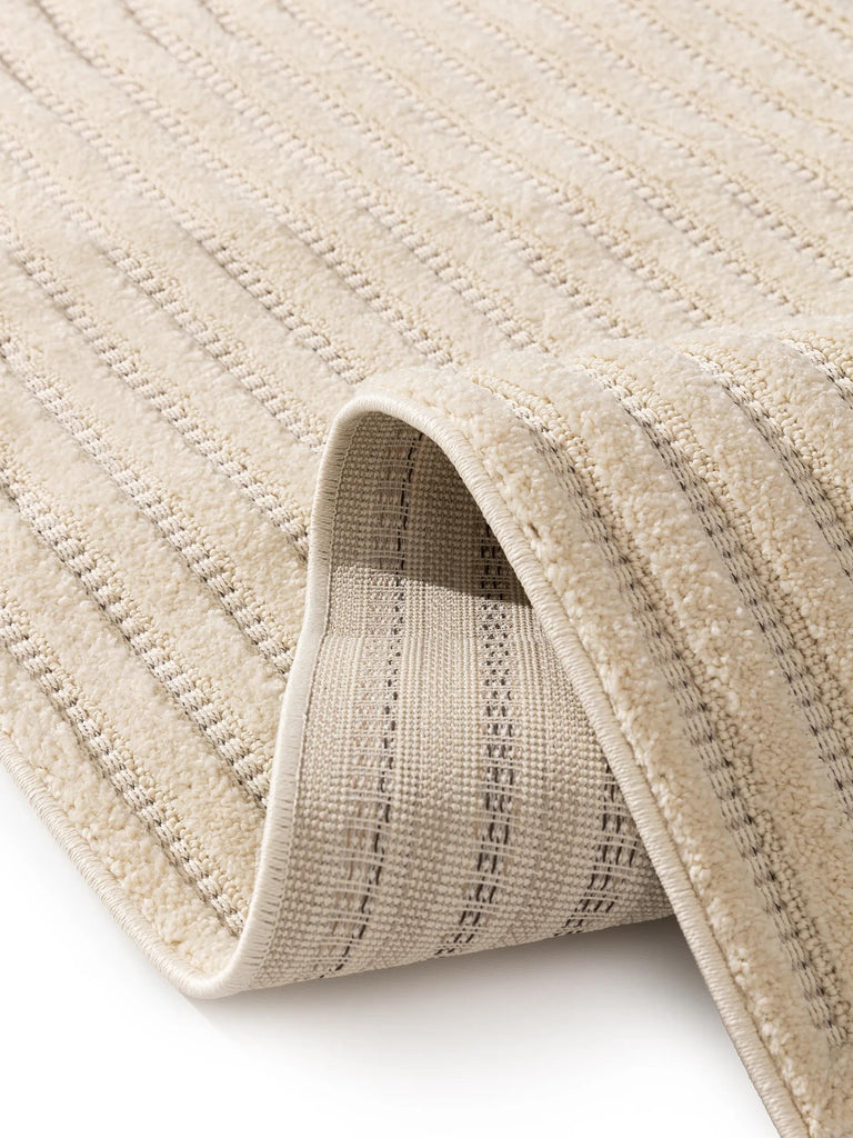 Tapis moderne demi arches beige 300x400 cm