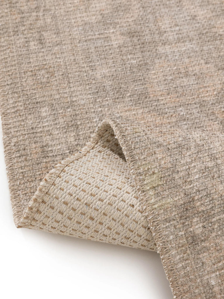 Tapis oriental vintage de couloir beige 80x250 cm