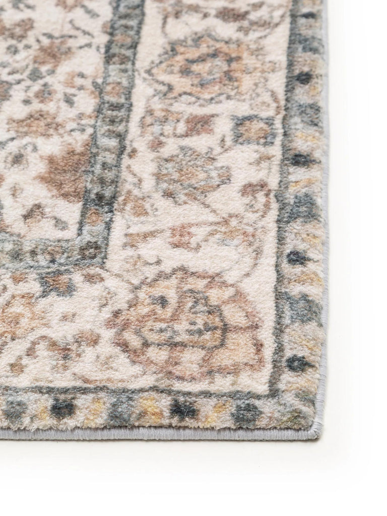 Tapis oriental de couloir beige et marron 80x240 cm