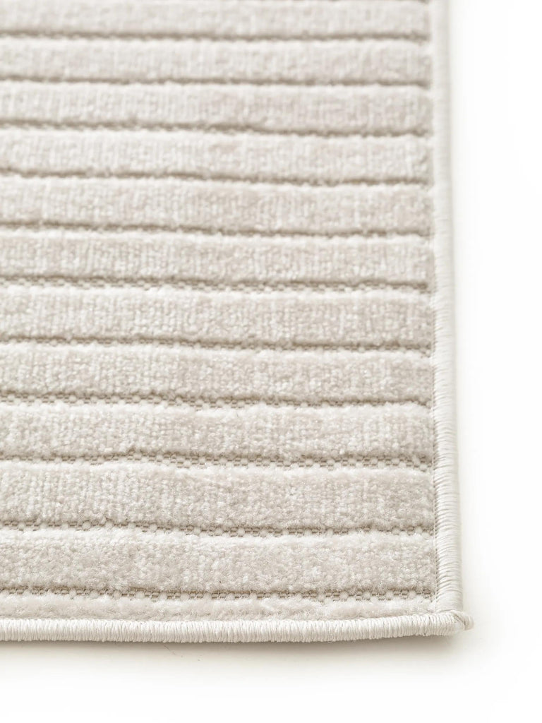 Tapis moderne contemporain blanc d'intérieur et d'extérieur 120x170 cm