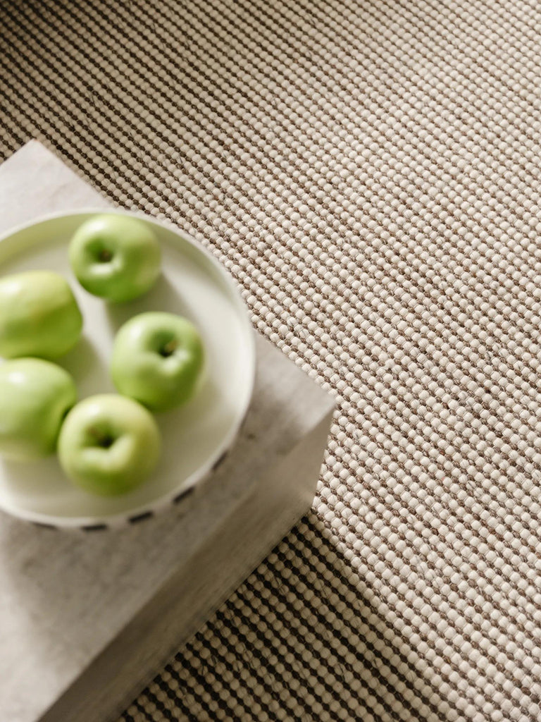 Tapis scandinave à franges beige et marron 160x230 cm