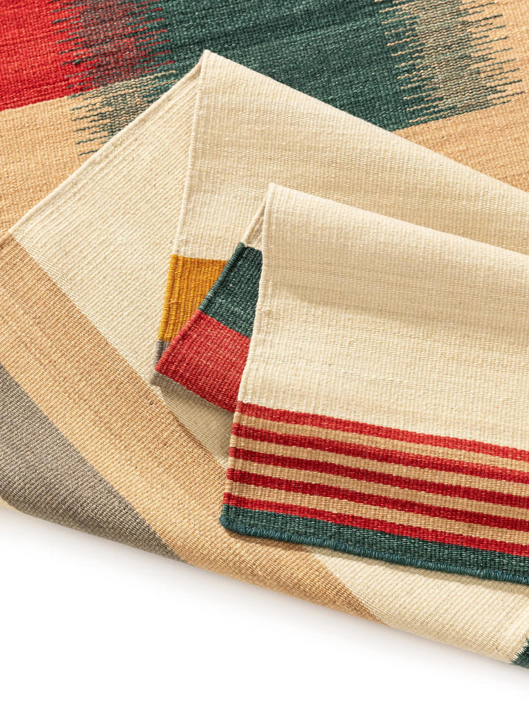 Tapis kilim multicolore en laine 200x300 cm