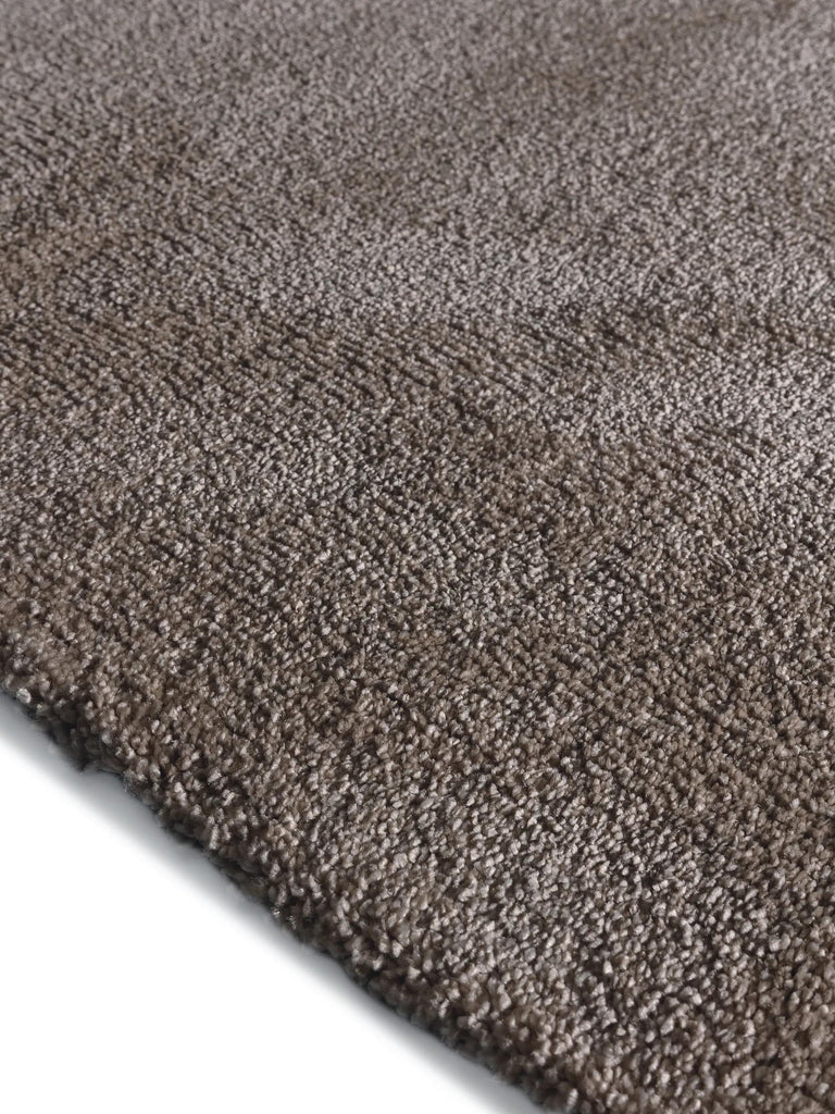 Tapis shaggy shaggy marron 250x350 cm