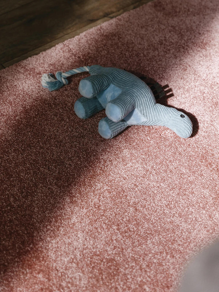 Tapis shaggy épais de couloir rose 80x250 cm