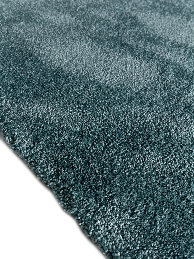Tapis shaggy épais turquoise 200x250 cm