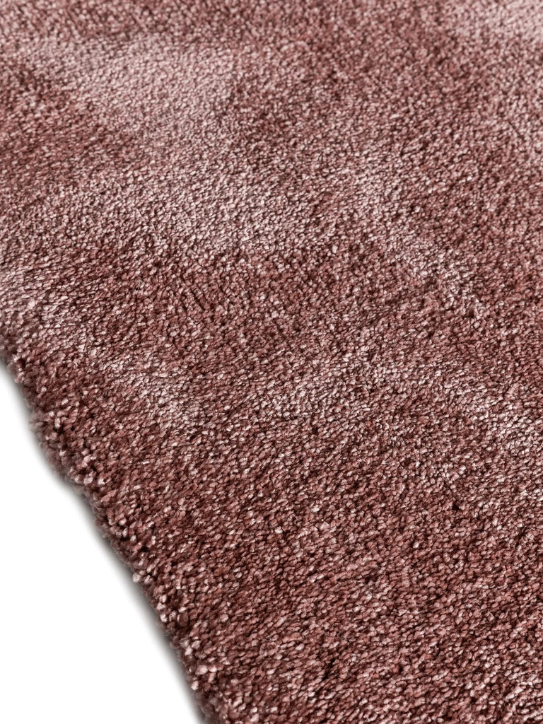 Tapis shaggy épais rose 80x150 cm