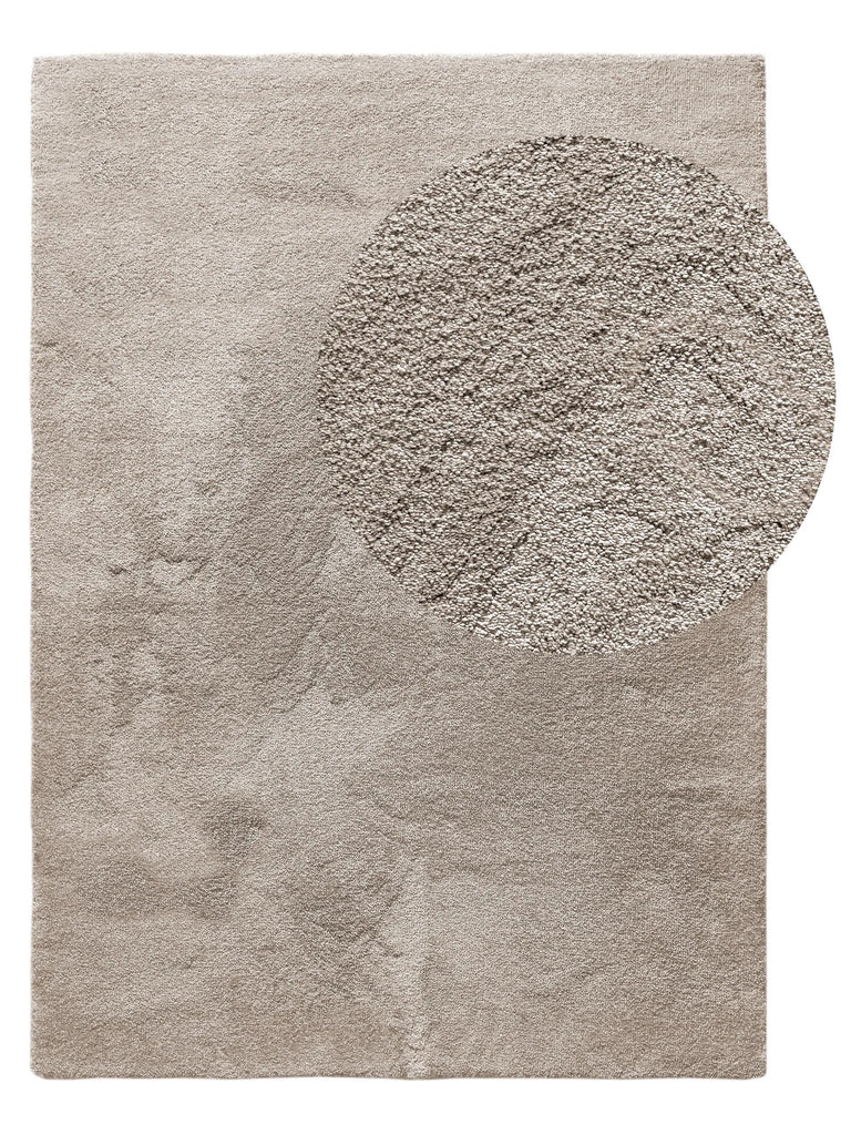 Tapis shaggy shaggy gris clair 300x400 cm